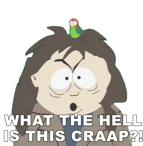What The Hell Is This Craap Ms Crabtree Sticker - What The Hell Is This Craap Ms Crabtree South Park Stickers