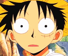 Luffy One Piece GIF - Luffy One Piece Blink GIFs