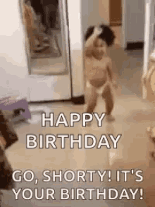 baby happy birthday dance dancing diapers