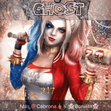 Harley Queen Ghost GIF