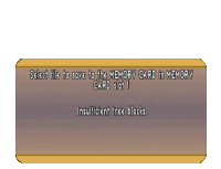 a screen that says " select file to save to the memory card in memory card slot 1 "