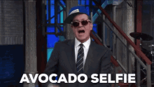 Stephen Colbert Avocado Selfie GIF - Stephen Colbert Avocado Selfie GIFs