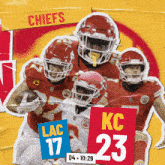 Kansas City Chiefs (23) Vs. Los Angeles Chargers (17) Fourth Quarter GIF - Nfl National Football League Football League GIFs