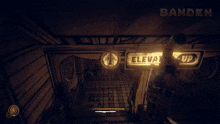 a screenshot of a video game shows a sign that says " banden "