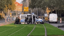 Police Polizei Stupid Tram Do Not Move GIF - Police Polizei Stupid Tram Do Not Move GIFs