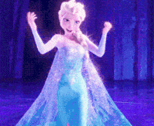 Elsa Frozen 1 GIF - Elsa Frozen 1 Fists GIFs