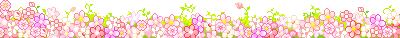 Flowers Divider Pixel Sticker - Flowers Divider Pixel Stickers