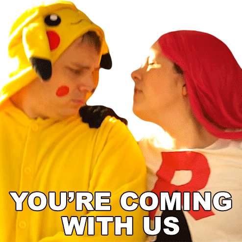 Youre Coming With Us Jessie Sticker - Youre Coming With Us Jessie Pikachu Stickers