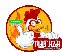 Mafaza Fried Chicken Sticker - Mafaza Fried Chicken Stickers