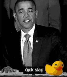Obama Mine GIF - Obama Mine Duck Slap GIFs