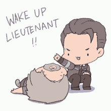 Wake Up Lieutenant GIF