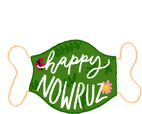 Happy Nowruz Mask Sticker - Happy Nowruz Mask Nowruz Stickers