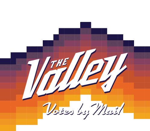 The Valley Votes By Mail Valleys Sticker - The Valley Votes By Mail The Valley Valleys Stickers