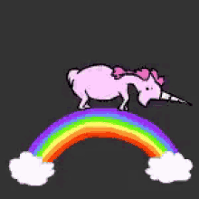 Eenhoorn GIF - Unicorn Rainbow Sass GIFs