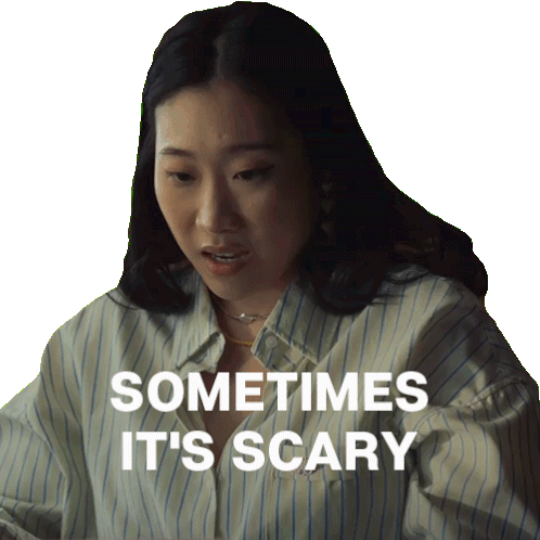 Sometimes Its Scary Sam Sticker - Sometimes Its Scary Sam Tina Jung Stickers
