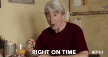 Right On Time Sol GIF - Right On Time Sol Sam Waterston GIFs