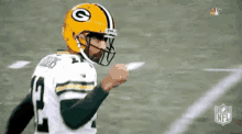 green bay packers aaron rodgers punch punching packers
