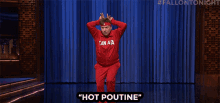 Poutine Hot Poutine GIF - Poutine Hot Poutine The Tonight Show Starring Jimmy Fallon GIFs