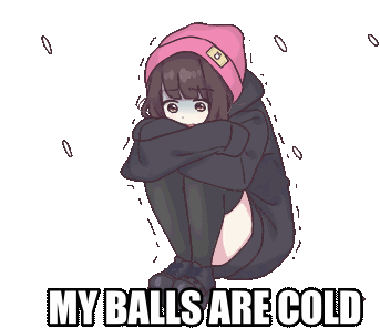 My Balls Are Cold Sticker - My Balls Are Cold Stickers