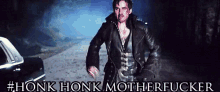 Honk Honk Motherfucker!!! - Once Upon A Time GIF - Once Upon A Time Captain Hook Colin O Donoghue GIFs