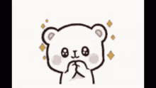 a cartoon of a teddy bear with the words `` hello shreya kaise ho '' written above it .