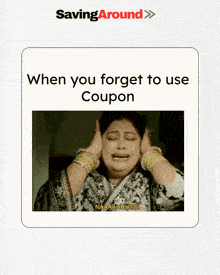 a poster that says saving around on it
