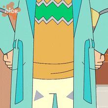 a cartoon of a man with a mustache wearing a blue helmet