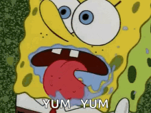 Sponge Bob Drooling GIF - Sponge Bob Drooling Tongue GIFs