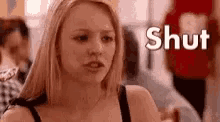 Shut Up Mean Girls GIF - Shut Up Mean Girls Rachel Mc Adams GIFs