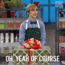 Oh Yeah Of Course Timothée Chalamet GIF - Oh Yeah Of Course Timothée Chalamet Holiday Baking Championship2020 GIFs