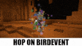 Birdevent Minecraft GIF - Birdevent Minecraft Hop On GIFs
