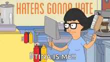 Tinabelcher Combing GIF - Tinabelcher Combing Haters Gonna Hate GIFs
