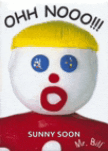 sunny soon 's ohh nooo book has a surprised face on the cover