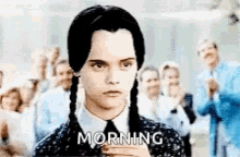 Addams Family Morning GIF - Addams Family Morning Drink GIFs
