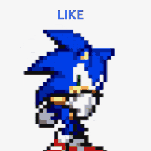 Sonic Like Thumbs Up GIF