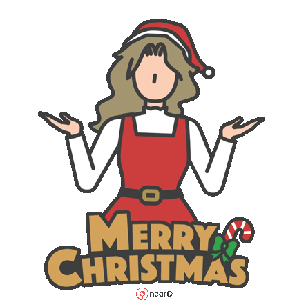 Christmas Illustration Sticker - Christmas Illustration Neard Stickers