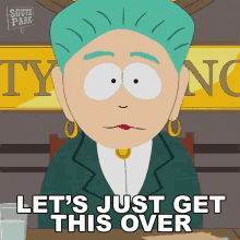Lets Just Get This Over Mayor Mcdaniels GIF - Lets Just Get This Over Mayor Mcdaniels South Park GIFs