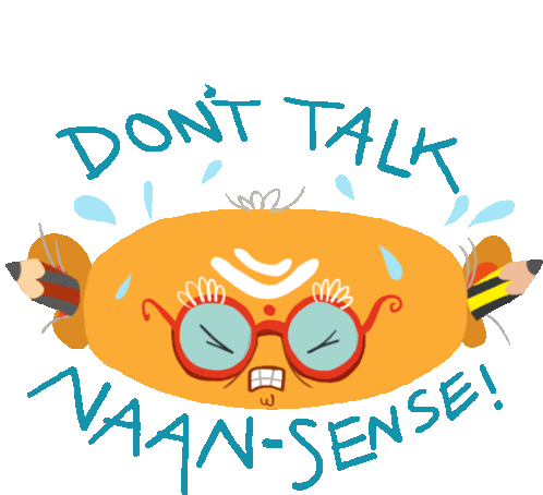 Frustrated Professor Shouts Don'T Talk Naan-sense In English Sticker - Professor Subramanium Dont Talk Nonsense Naansense Stickers