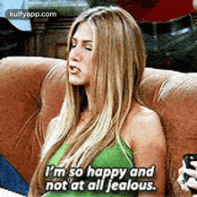 I'M So Happy Andnot'At All Jealous..Gif GIF - I'M So Happy Andnot'At All Jealous. Friends Hindi GIFs