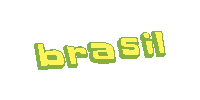 a green and yellow logo that says brasil on a white background