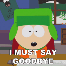 I Must Say Goodbye Kyle Broflovski GIF - I Must Say Goodbye Kyle Broflovski South Park GIFs