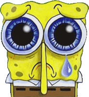 Sad Spongebob Sticker - Sad Spongebob Spongebob Meme Stickers