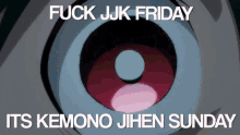Kemono Jihen Sunday Jjk Friday GIF - Kemono Jihen Sunday Kemono Jihen Jjk Friday GIFs