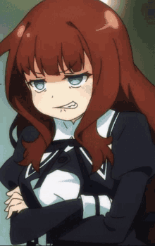 Angry Anime Girl Angry Funny GIF