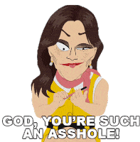 God Youre Such An Asshole Caitlyn Jenner Sticker - God Youre Such An Asshole Caitlyn Jenner South Park Stickers