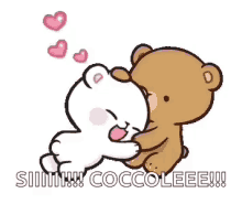 Milk And Mocha Cuddling GIF - Milk And Mocha Cuddling Hug GIFs