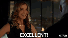 Excellent Tricia Helfer GIF - Excellent Tricia Helfer Charlotte GIFs