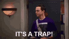 Sheldon Big Bang Theory GIF - Sheldon Big Bang Theory Its A Trap GIFs