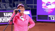 Rakhimova Kamilla Rakhimova GIF - Rakhimova Kamilla Rakhimova Tennis Funny GIFs