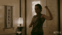 Karate Training Mary Mouser GIF - Karate Training Mary Mouser Samantha Larusso GIFs